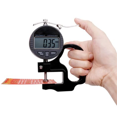 tool to measure thickness of paper|micrometer thickness gauge.